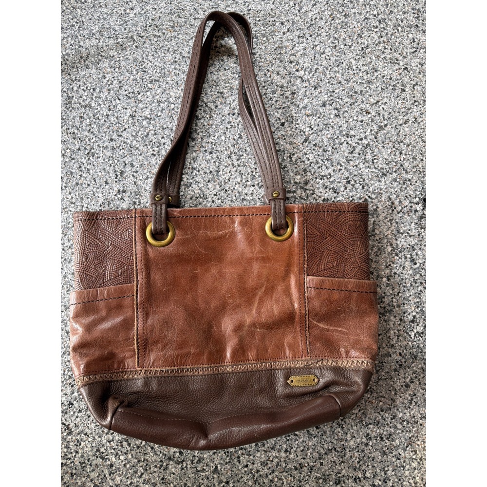 The Sak Sequoia Leather Tote Brown